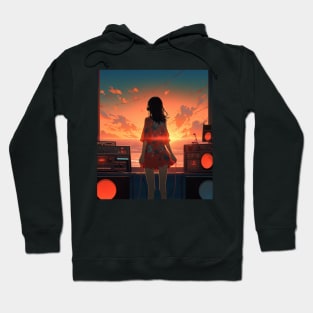 Dj Console Sunrise Miami Party Hoodie